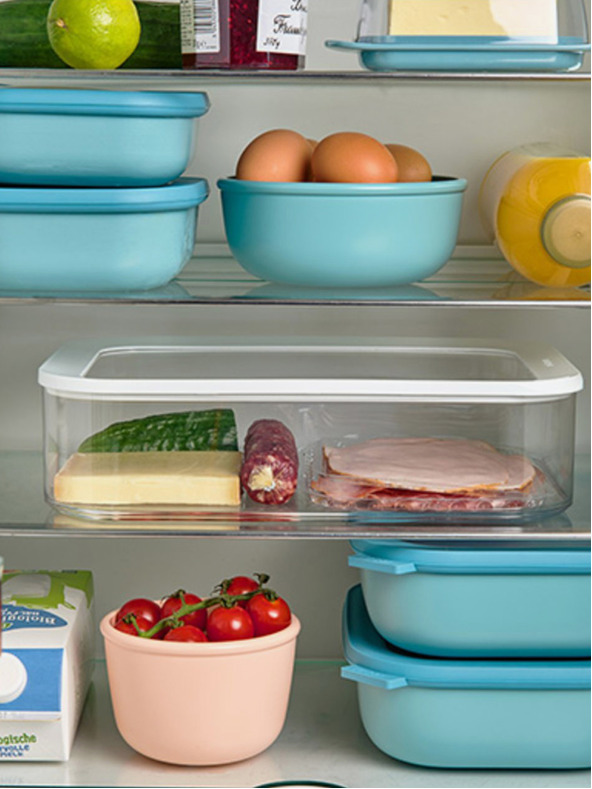 Mepal Három darabos világoskék Mepal Cirqula tálkészlet 350+750+1250 ml