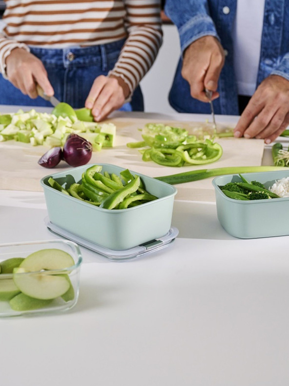 Mepal Fekete színű ételtároló dobozok készlete Mepal EasyClip 2x450 + 1000 ml