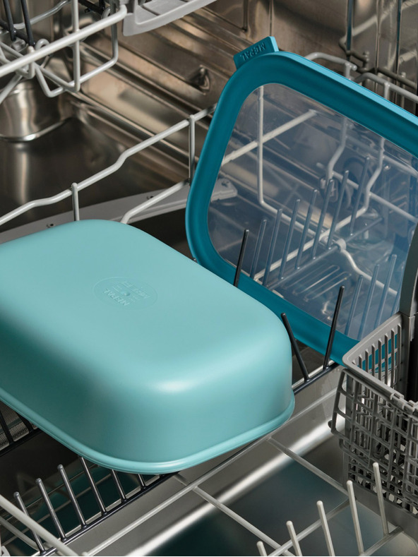 Mepal Világoskék Mepal Cirqula Rectangular tál szett 750 + 1500 + 3000 ml