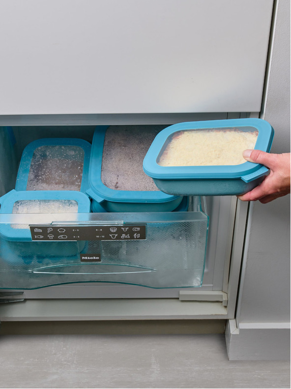 Mepal Világoskék Mepal Cirqula Rectangular tál szett 750 + 1500 + 3000 ml