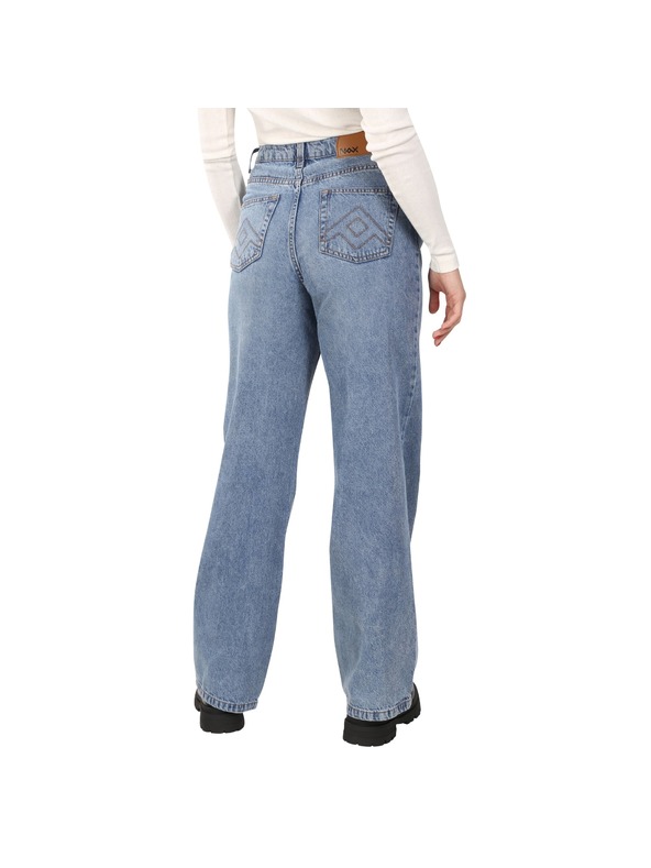 NAX Női farmernadrág nax NAX AWERA folyó kék