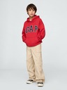 GAP Gyerek pulóver logóval és fleece béléssel GAP