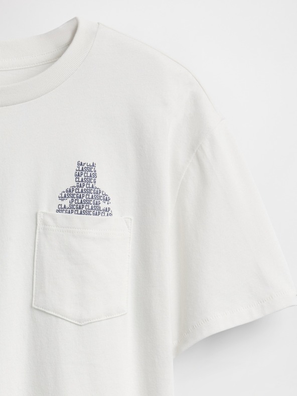 GAP Brannan unisex gyerek póló zsebbel GAP