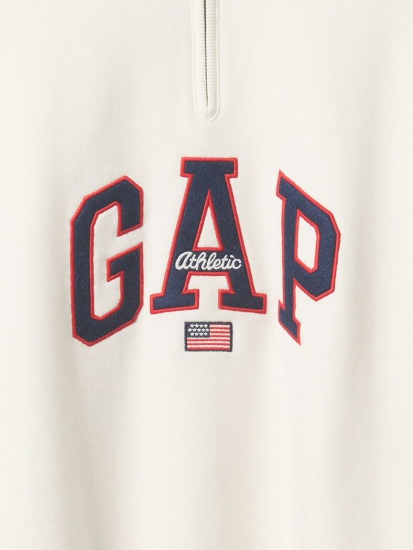 GAP Oversize pulóver logóval Americana GAP