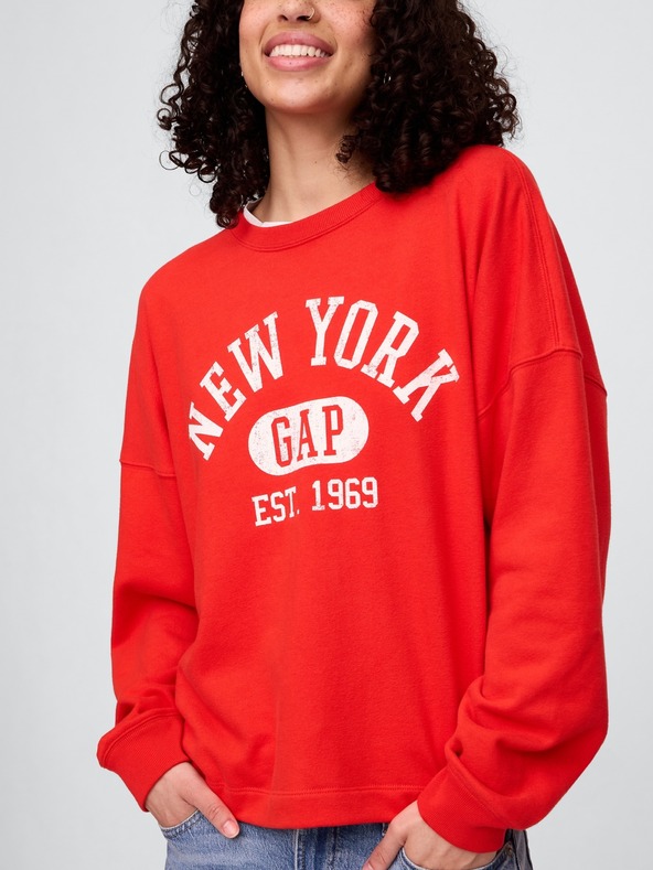 GAP Oversize pulóver logóval Americana GAP