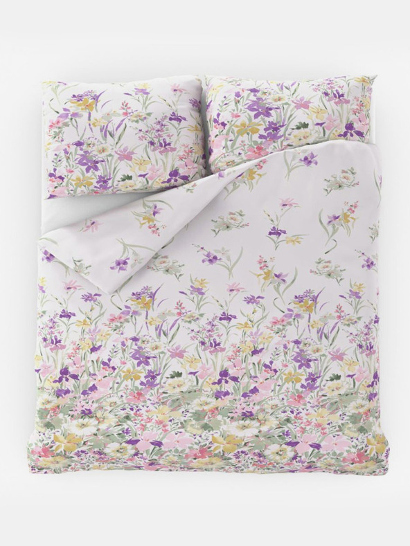 Kvalitex Francia pamut ágynemű PROVENCE COLLECTION 240x200, 70x90cm ISABEL lila ISABEL lila