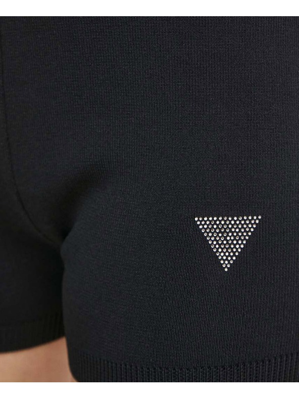 Guess Jeans Női fekete díszített rövidnadrág Guess Alexia