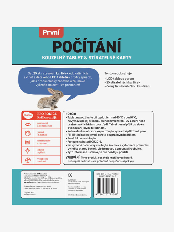 ELLA & MAX Varázstábla és kaparókártyák - Első számolás