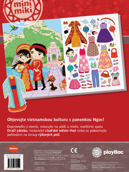 ELLA & MAX Ruha NGOC részére - Matricás könyv