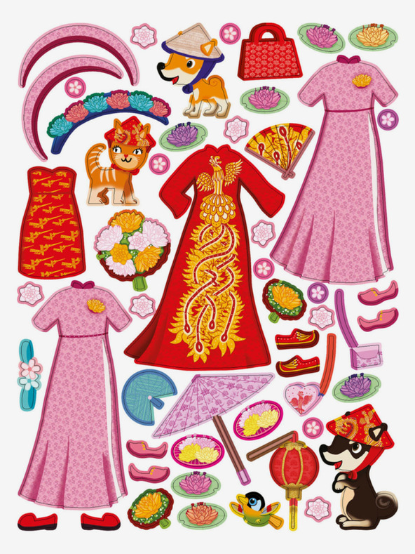 ELLA & MAX Ruha NGOC részére - Matricás könyv