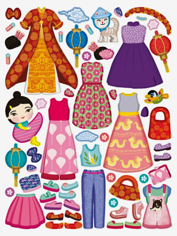 ELLA & MAX Ruha NGOC részére - Matricás könyv