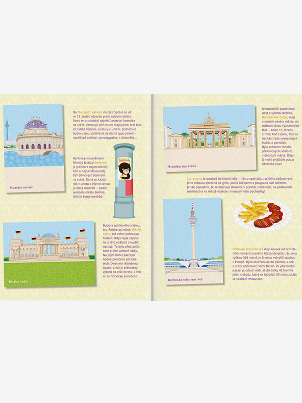 ELLA & MAX HANNA & BERLIN - Város tele matricákkal