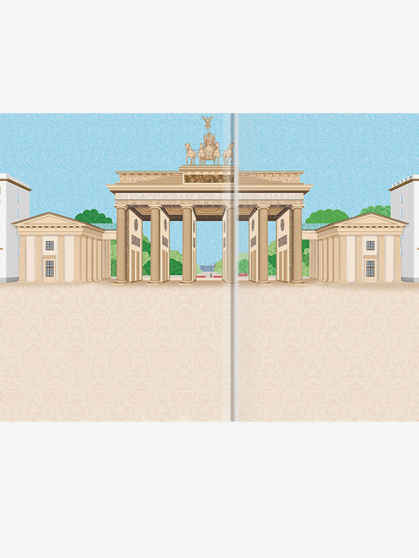 ELLA & MAX HANNA & BERLIN - Város tele matricákkal