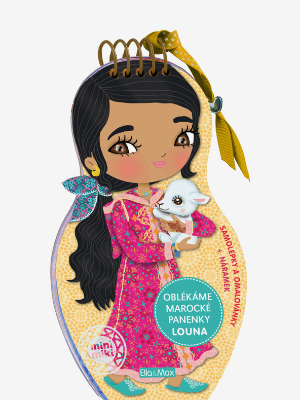 ELLA & MAX Öltöztesd fel a marokkói babákat LOUNA - Színezőkönyv