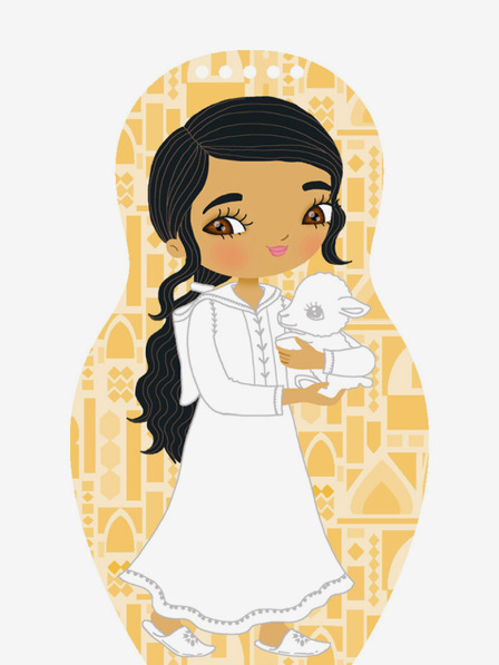 ELLA & MAX Öltöztesd fel a marokkói babákat LOUNA - Színezőkönyv