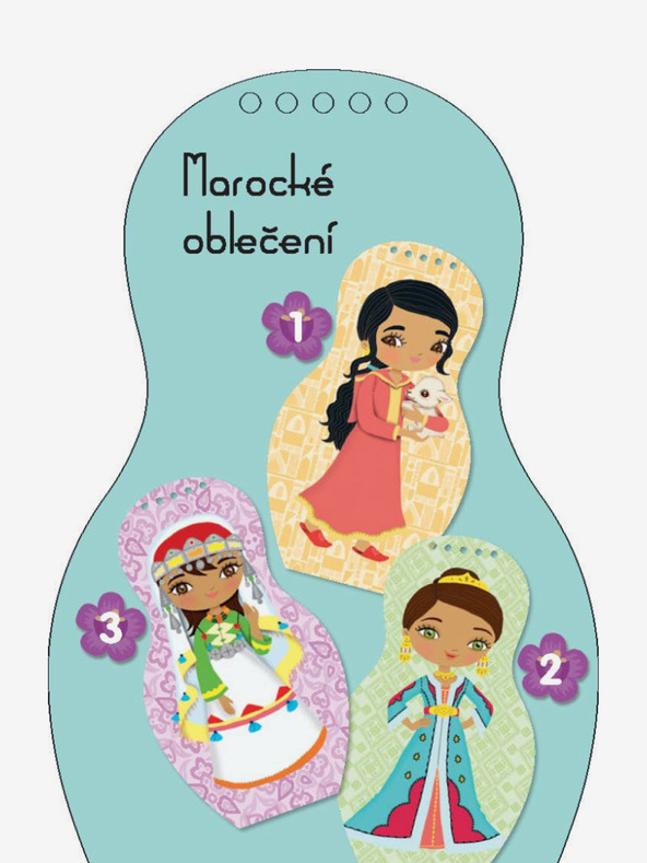 ELLA & MAX Öltöztesd fel a marokkói babákat LOUNA - Színezőkönyv