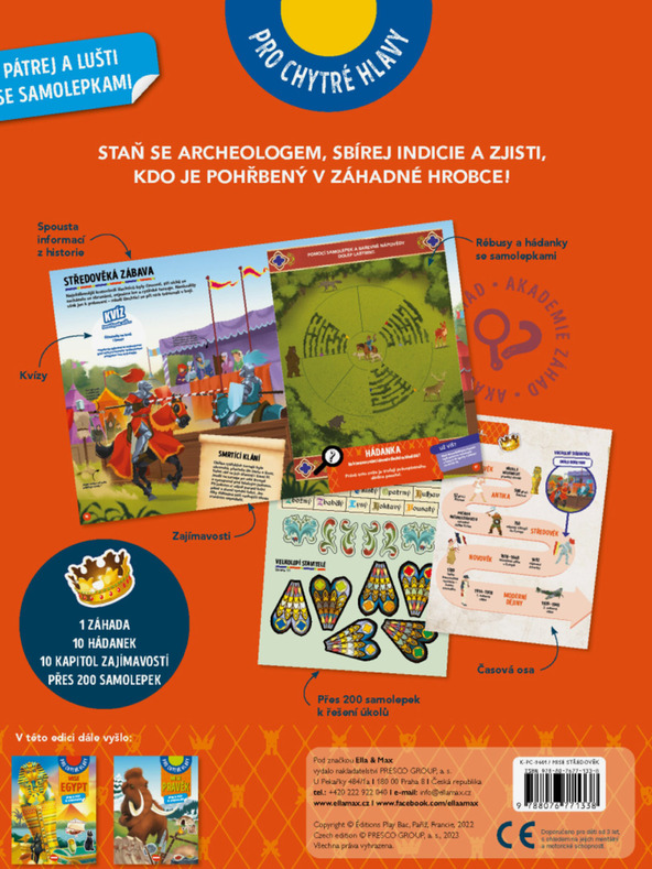 ELLA & MAX MISE MEDIEVAL - Keresés és mentés matricákkal