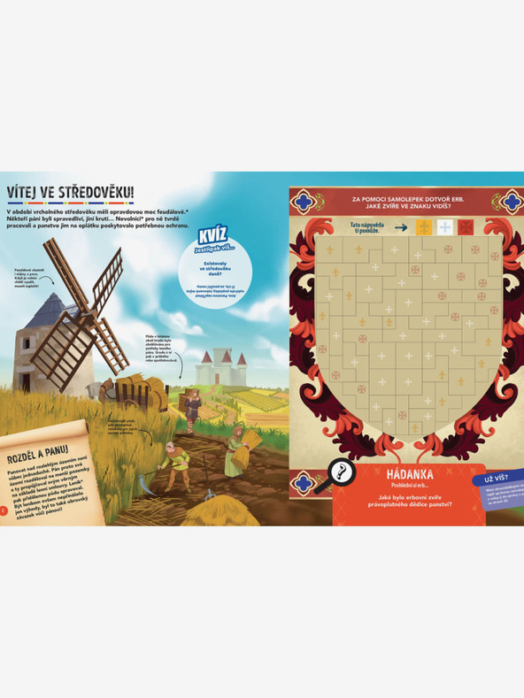 ELLA & MAX MISE MEDIEVAL - Keresés és mentés matricákkal