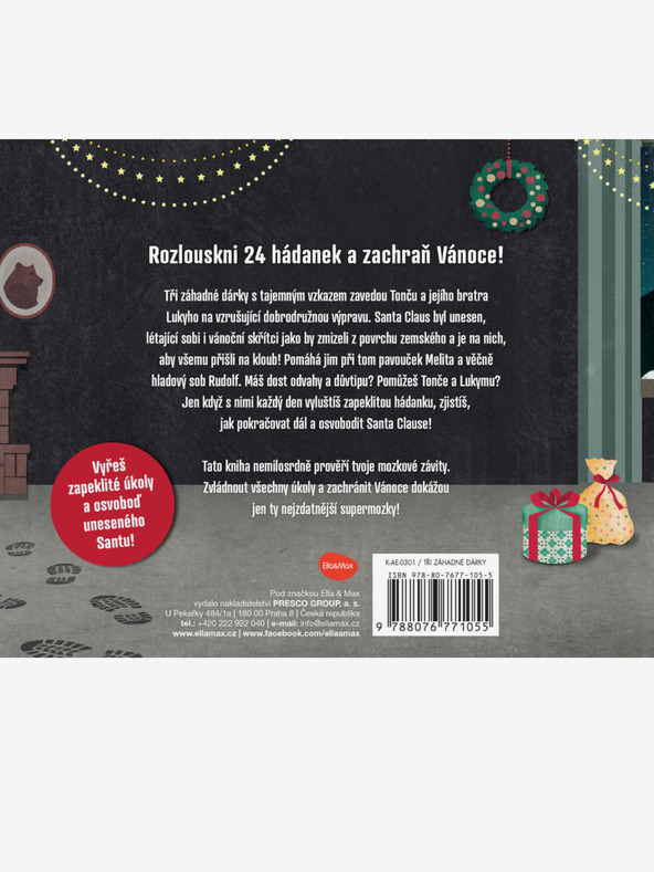 ELLA & MAX SZABADULÓS JÁTÉK – HÁROM TITOKZATOS AJÁNDÉK