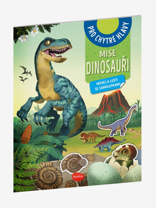 ELLA & MAX MISE DINOSAURUSOK - Kereső és mentő matricákkal