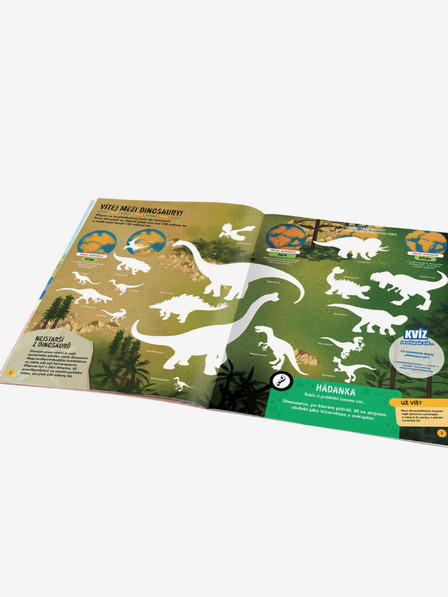 ELLA & MAX MISE DINOSAURUSOK - Kereső és mentő matricákkal