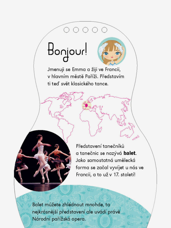 ELLA & MAX Felöltöztetjük a balett-cipőket EMMA – Kifestőkönyv