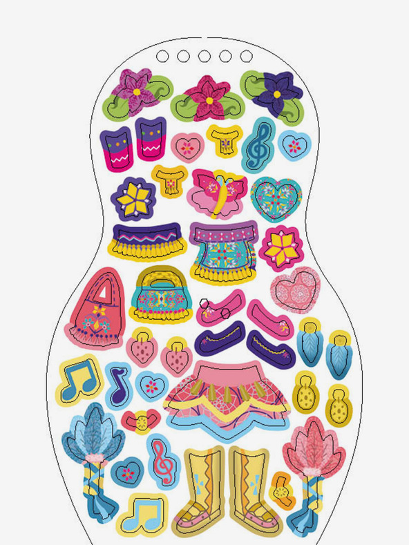 ELLA & MAX Öltöztesd fel a TÁNCOSOKAT a világ minden tájáról - Színezőkönyv