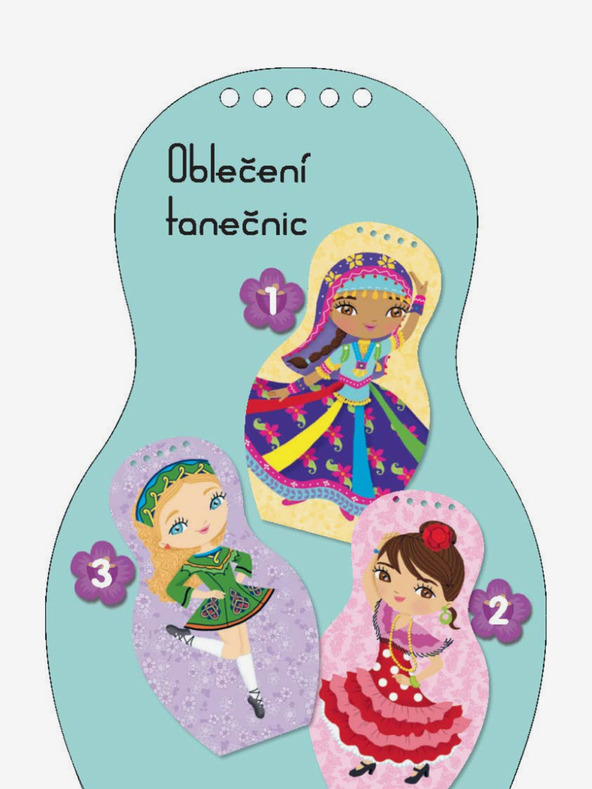 ELLA & MAX Öltöztesd fel a TÁNCOSOKAT a világ minden tájáról - Színezőkönyv