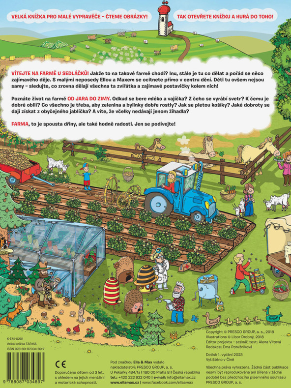 ELLA & MAX Nagykönyv FARM kis mesemondóknak