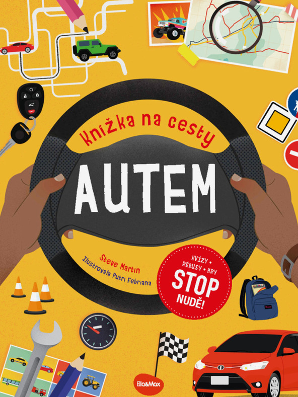 ELLA & MAX Könyv az autós utazásokhoz - Állítsd meg az unalmat: kvízek, rejtvények, játékok