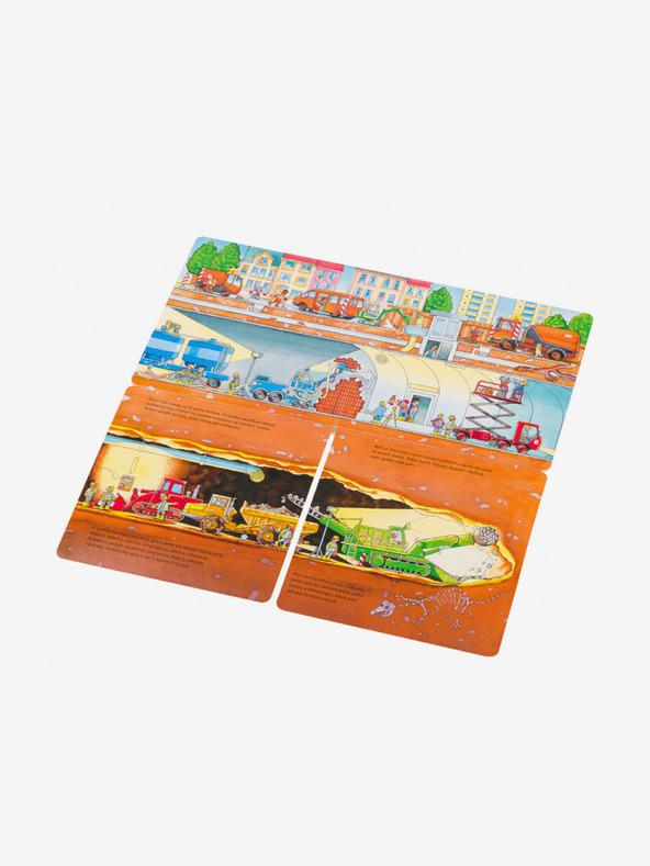 ELLA & MAX ÉPÜLETEK A FÖLD FELETT ÉS A FÖLD ALATT - Nagy formátumú kihajtható könyv