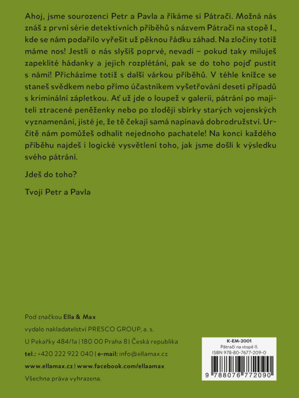 ELLA & MAX BARÁTOK AZ ÚTON II - Gyermeknyomozós könyvek találós kérdésekkel