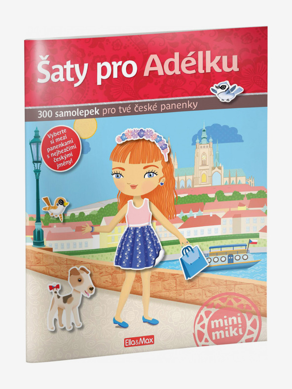 ELLA & MAX Ruha ADÉLKA részére - Matricás könyv