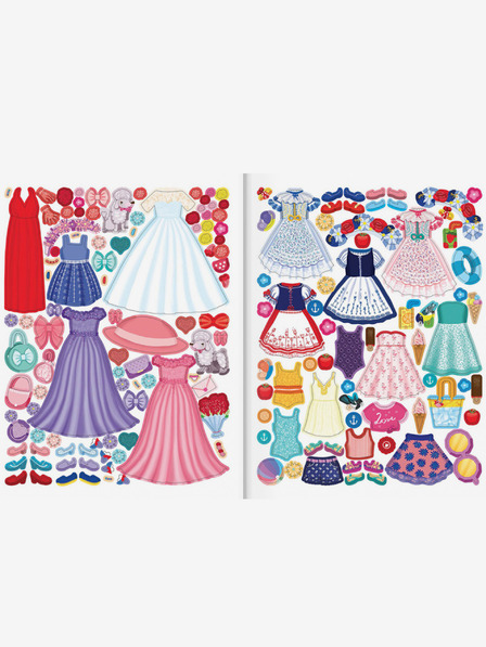 ELLA & MAX Ruha ADÉLKA részére - Matricás könyv