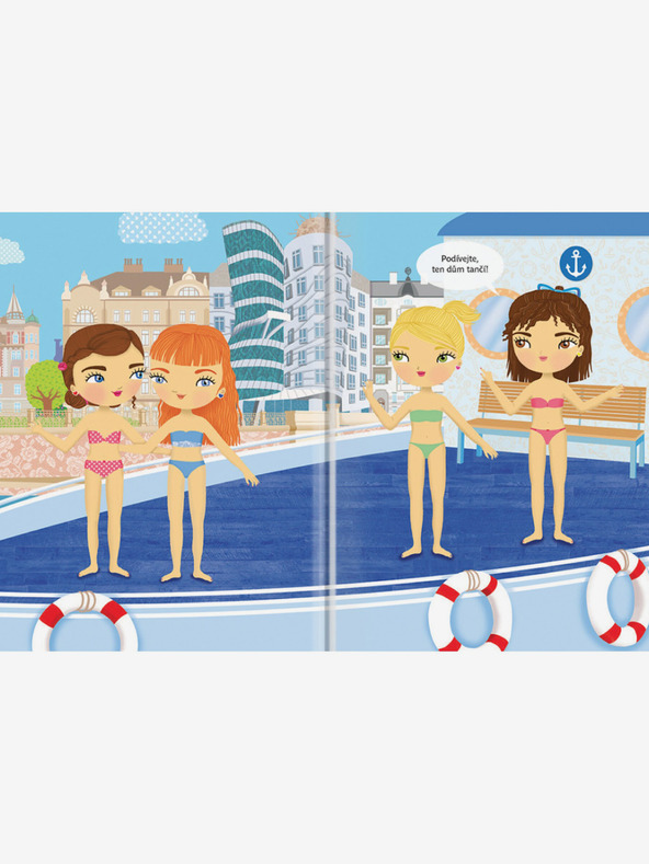 ELLA & MAX Ruha ADÉLKA részére - Matricás könyv