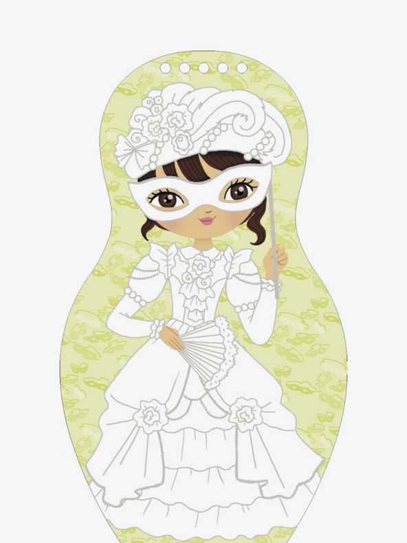 ELLA & MAX Babák öltöztetése farsangra - Színezőkönyv