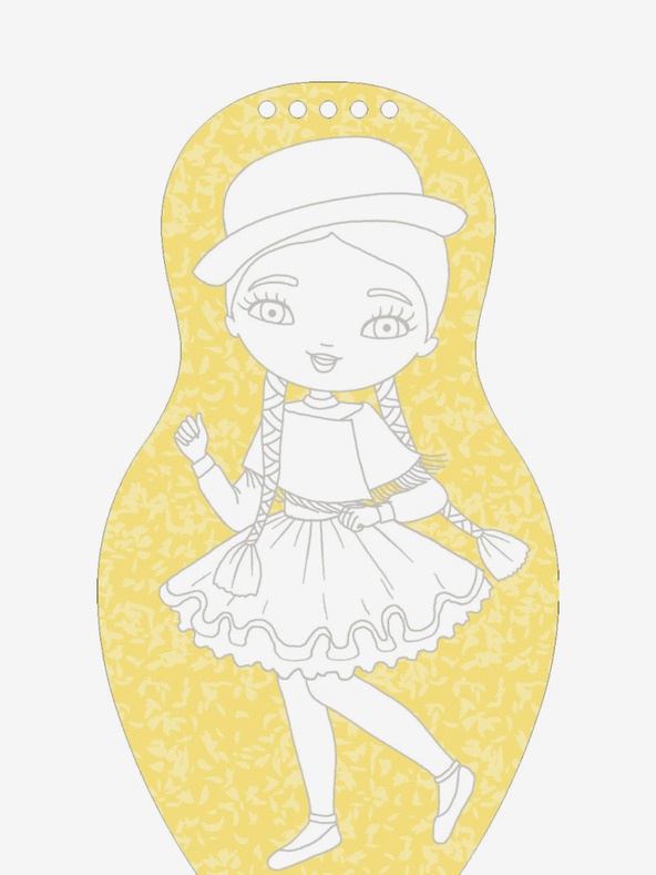 ELLA & MAX Babák öltöztetése farsangra - Színezőkönyv