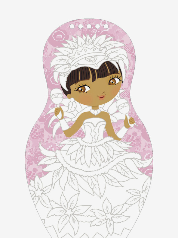 ELLA & MAX Babák öltöztetése farsangra - Színezőkönyv