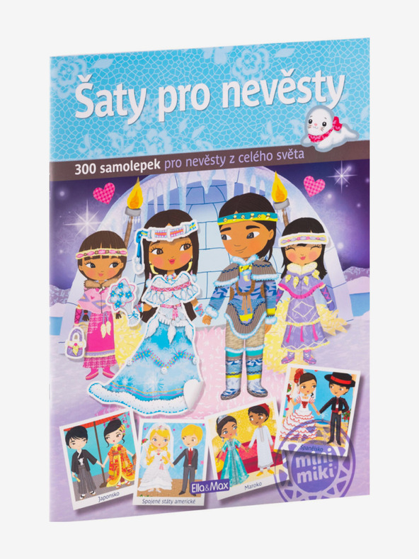ELLA & MAX Ruha a menyasszonynak - matricás könyv