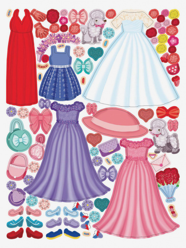 ELLA & MAX Ruha VIKTORKA részére - Matricás könyv