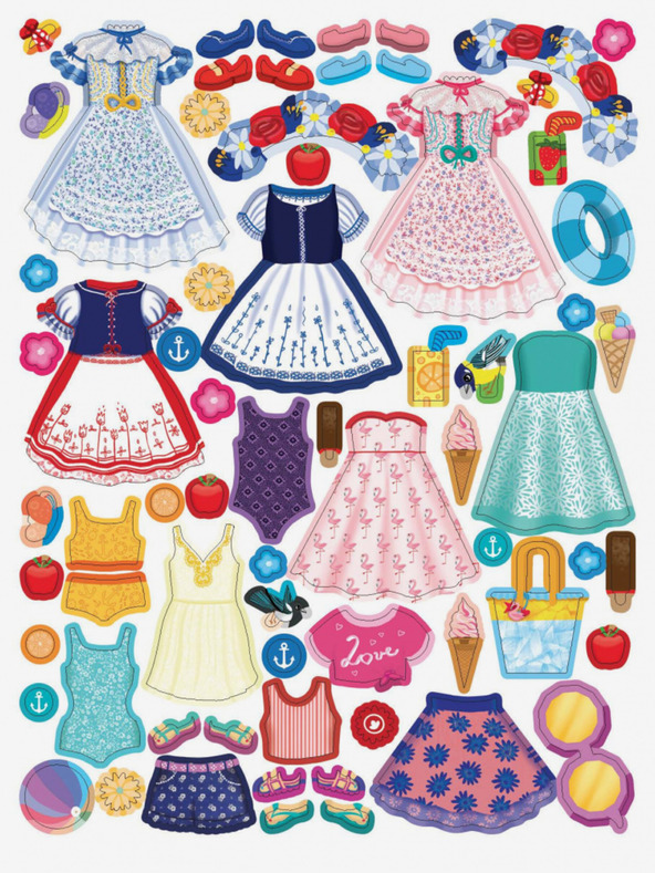 ELLA & MAX Ruha VIKTORKA részére - Matricás könyv