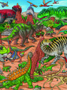 ELLA & MAX Nagy könyv DINOSAURUSZOK kis mesemondóknak