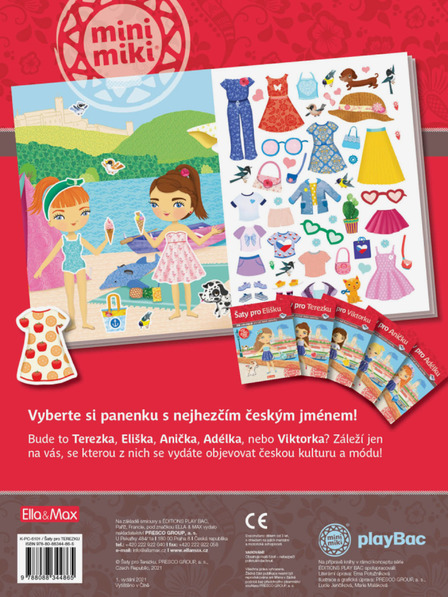 ELLA & MAX Ruha TEREZKA részére - Matricás könyv