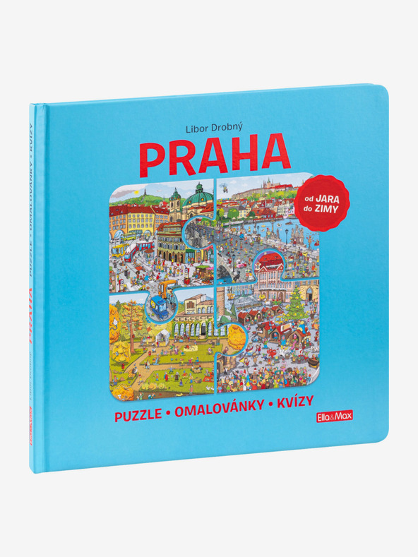 ELLA & MAX PRÁGA - Rejtvények, színező lapok, kvízek
