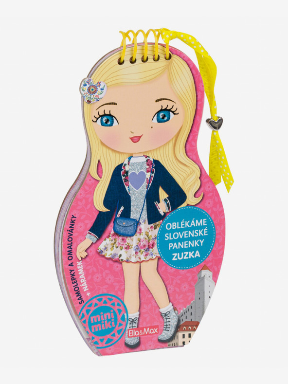 ELLA & MAX Szlovák babák öltöztetése ZUZKA - Színezőkönyv