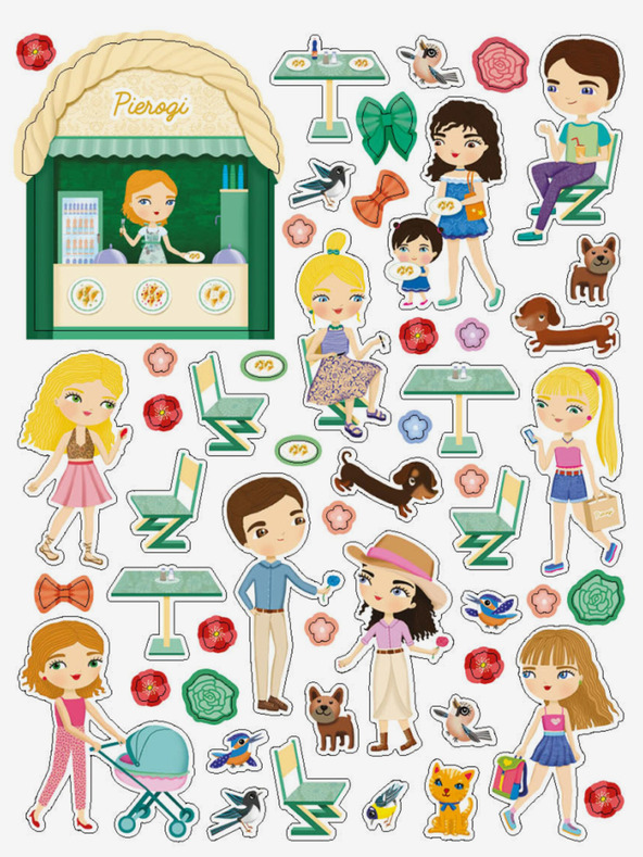 ELLA & MAX EWA & VARSÓ - Város tele matricákkal