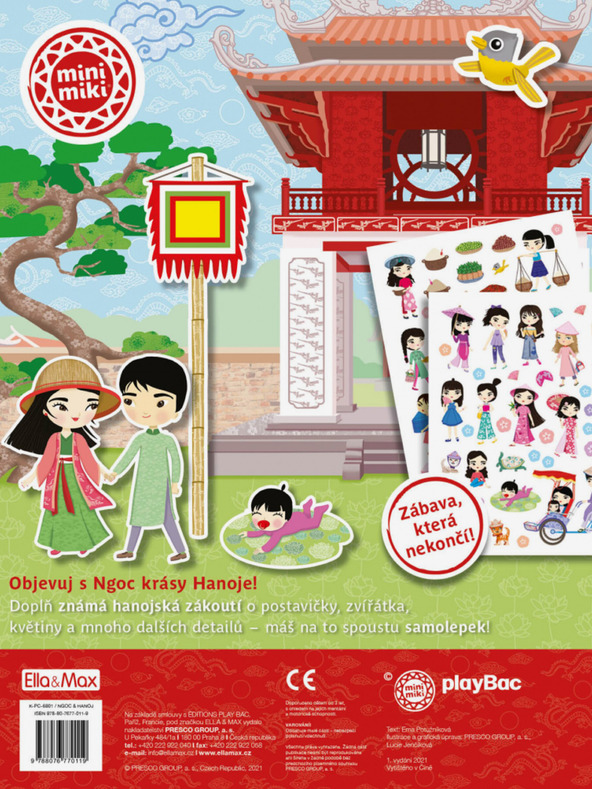 ELLA & MAX NGOC & HANOJ - Város tele matricákkal