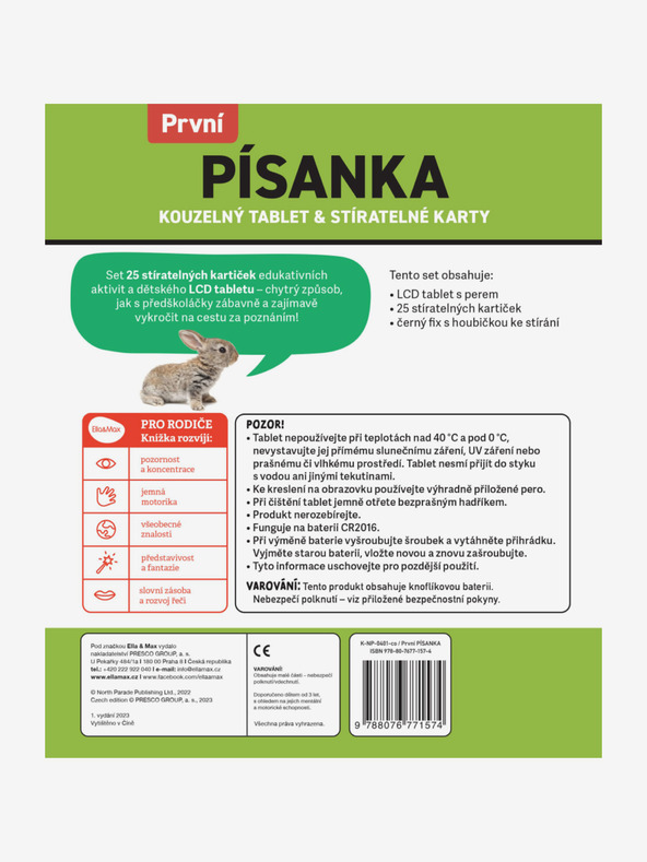 ELLA & MAX Varázstábla és kaparókártyák - Első írás