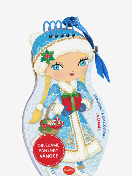 ELLA & MAX Öltöztetjük a babákat KARÁCSONY – Kifestőkönyv