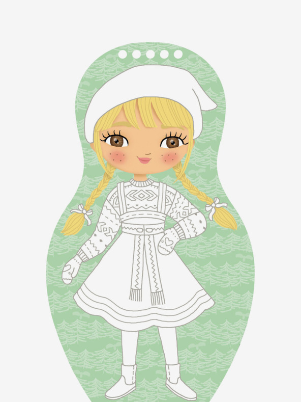 ELLA & MAX Öltöztetjük a babákat KARÁCSONY – Kifestőkönyv